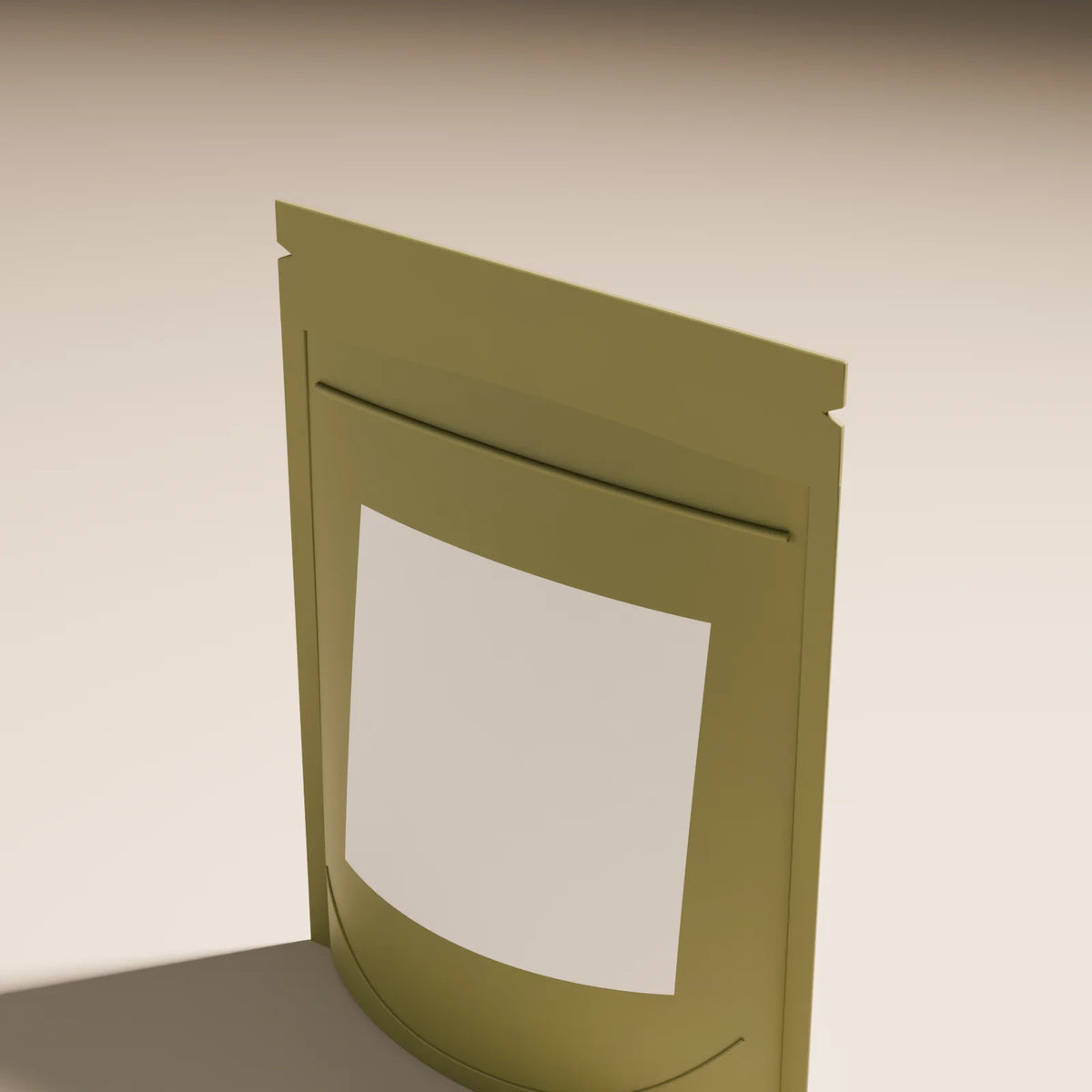 Stand-Up Pouch, close-up detail render