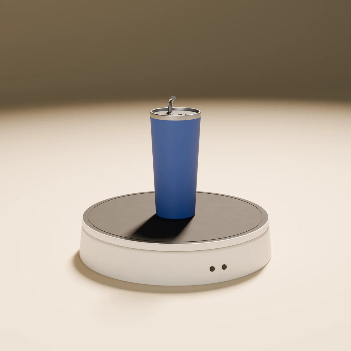 Product Turntable styled in a Still Studio set with the insulated tumbler (sold separately)