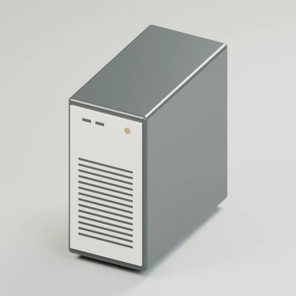 Core workstation tower, Atelier Workspaces 3D asset, studio render
