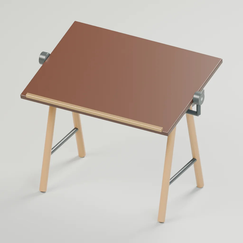 Axis drafting table, Atelier Workspaces 3D asset, studio render