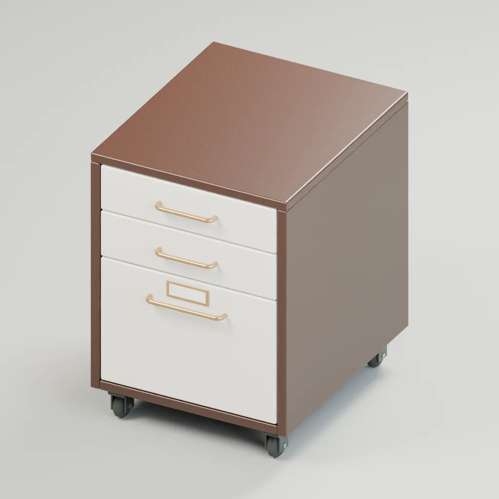 Roll mobile pedestal, Atelier Workspaces 3D asset, studio render
