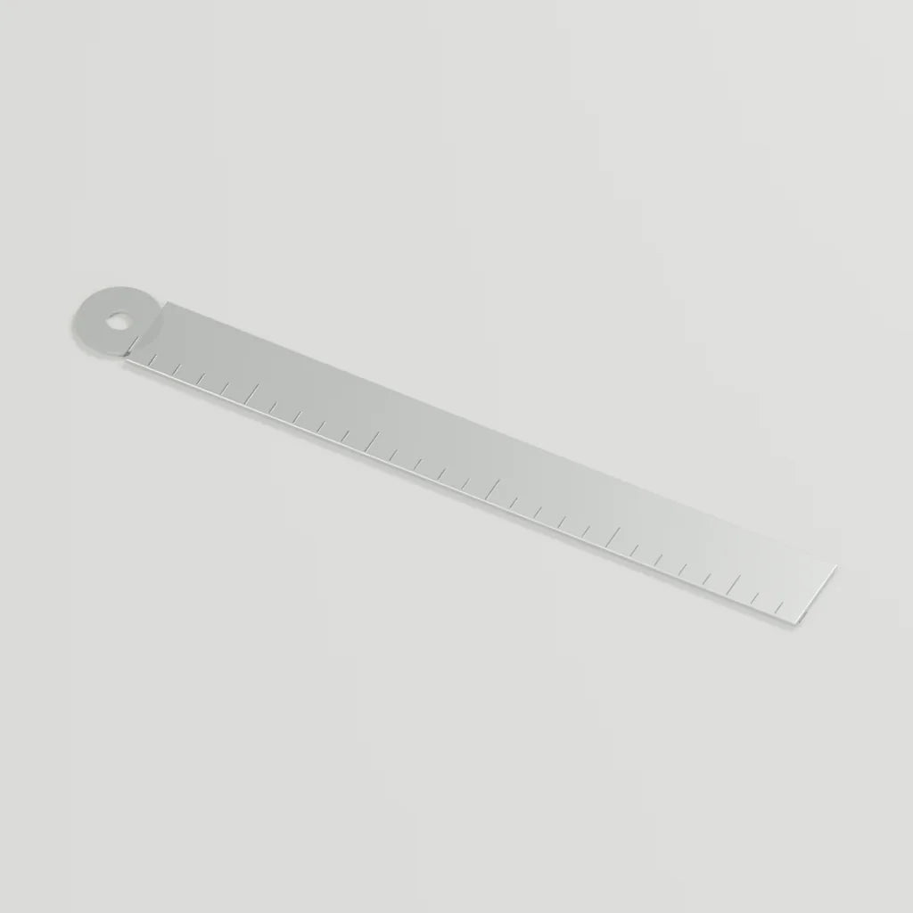 Measure steel ruler, Atelier Workspaces 3D asset, studio render