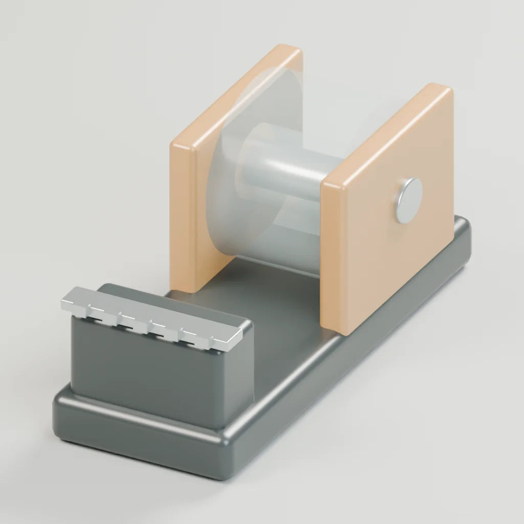 Seal tape dispenser, Atelier Workspaces 3D asset, studio render