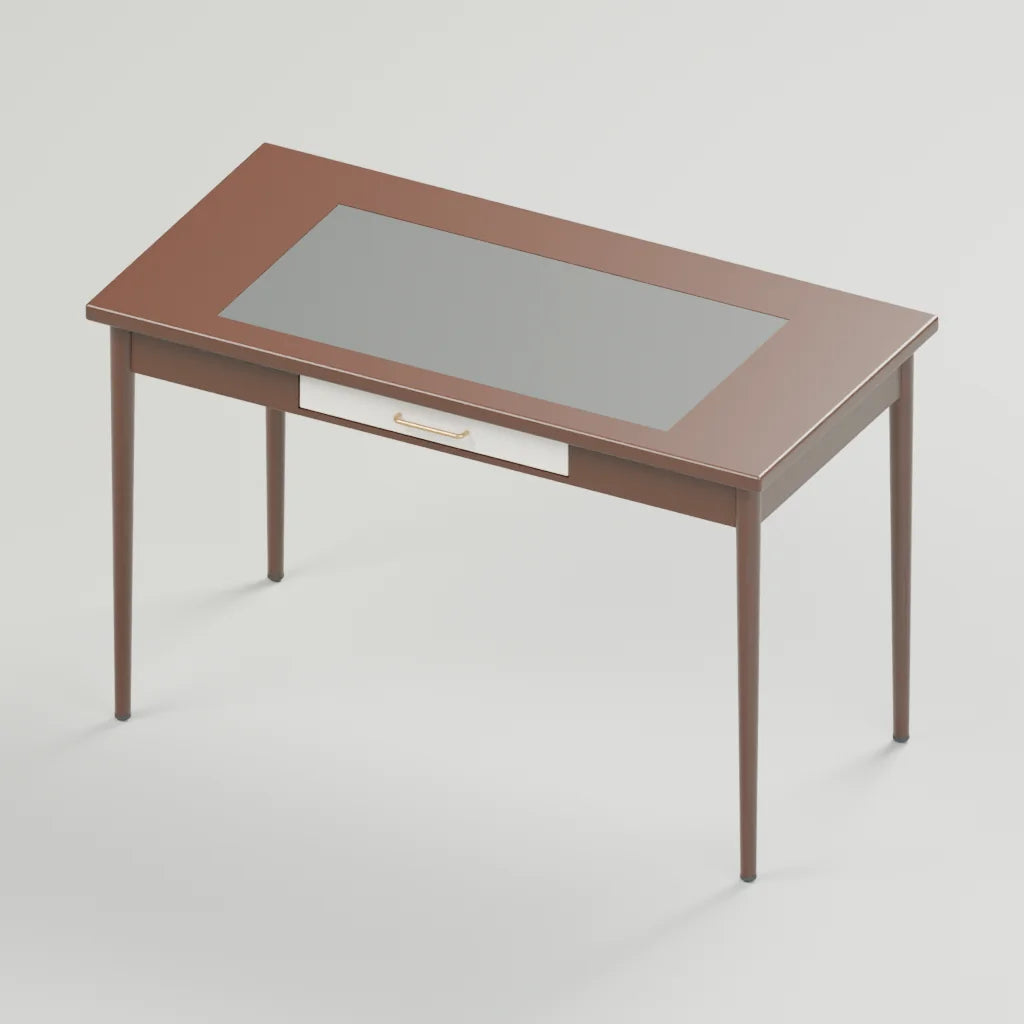 Ledger writing desk, Atelier Workspaces 3D asset, studio render