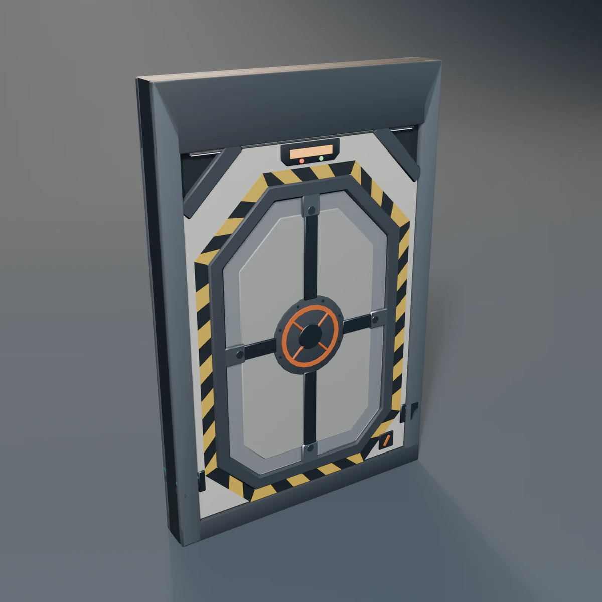 Airlock Hatch, Kestrel Station 3D asset, studio render
