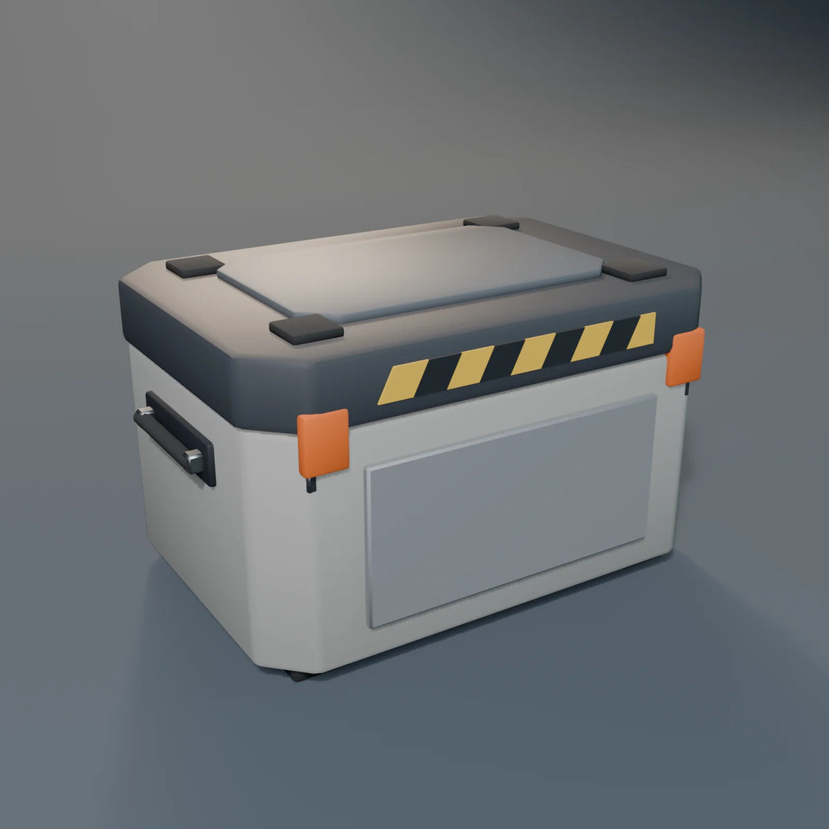 Cargo Crate, Kestrel Station 3D asset, studio render