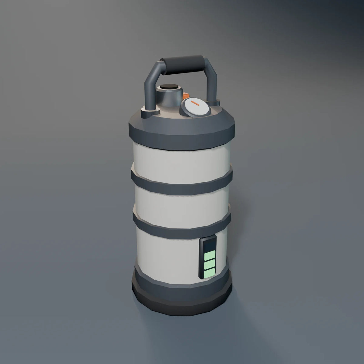 Fuel Cell, Kestrel Station 3D asset, studio render