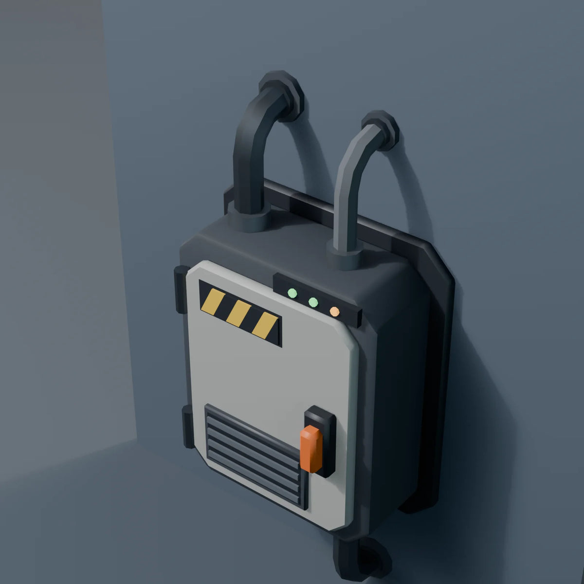 Junction Box, close-up detail render