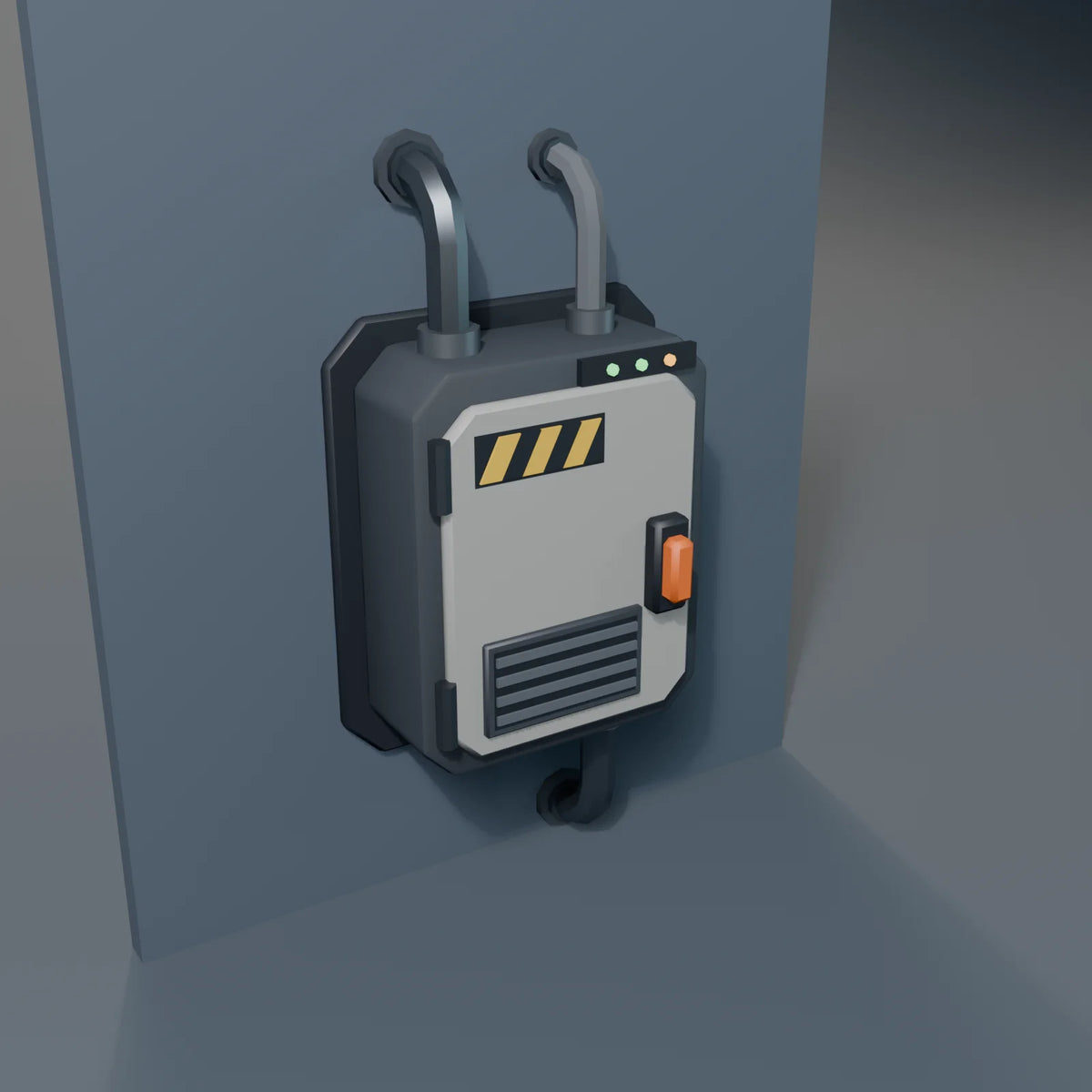 Junction Box, Kestrel Station 3D asset, studio render