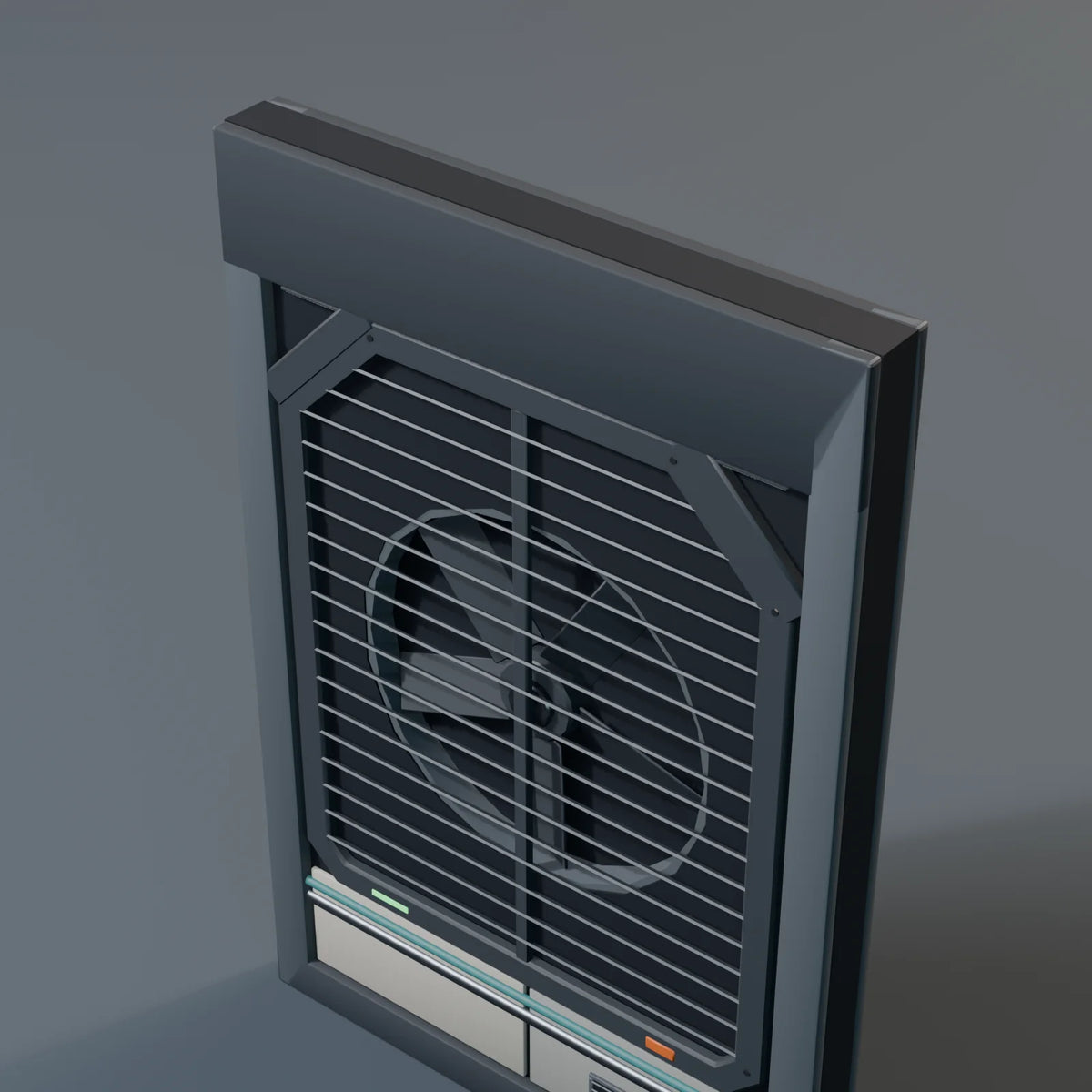 Wall Vent, close-up detail render