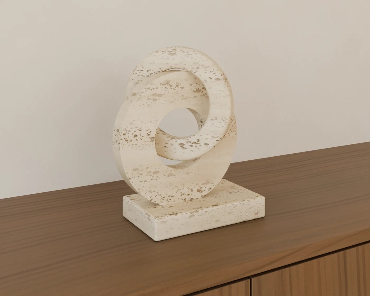 Abstract Sculpture, Linden House 3D asset, studio render