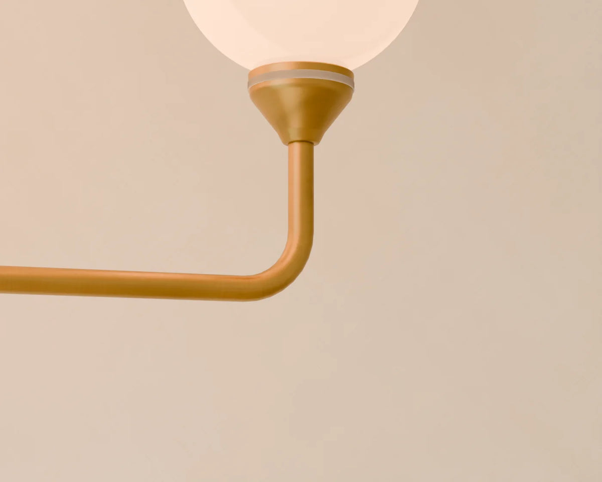 Branch Chandelier, close-up detail render