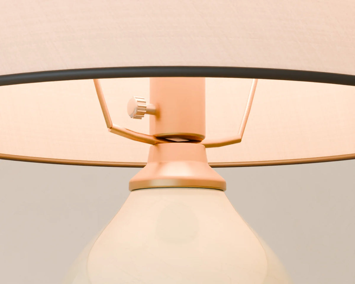 Ceramic Table Lamp, close-up detail render