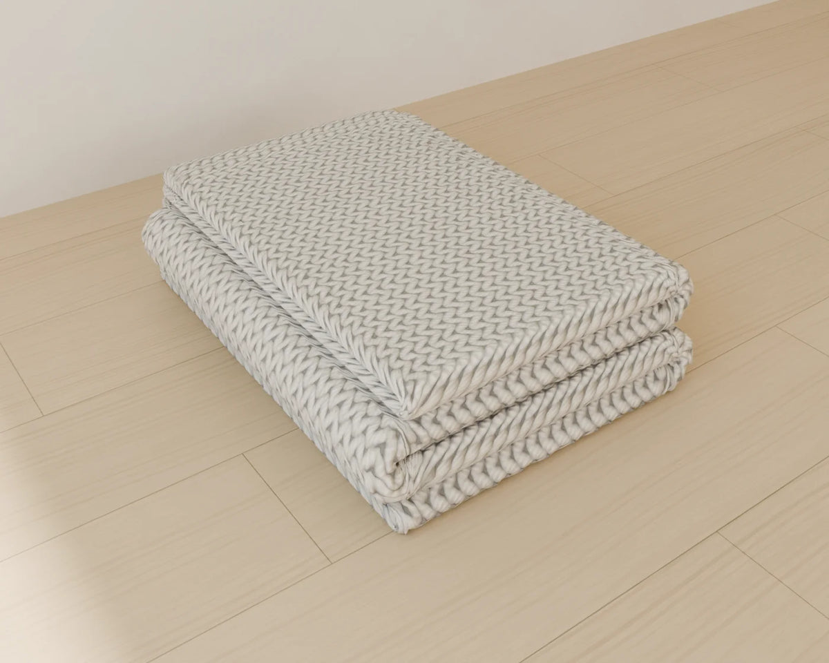 Chunky Knit Throw 3D model