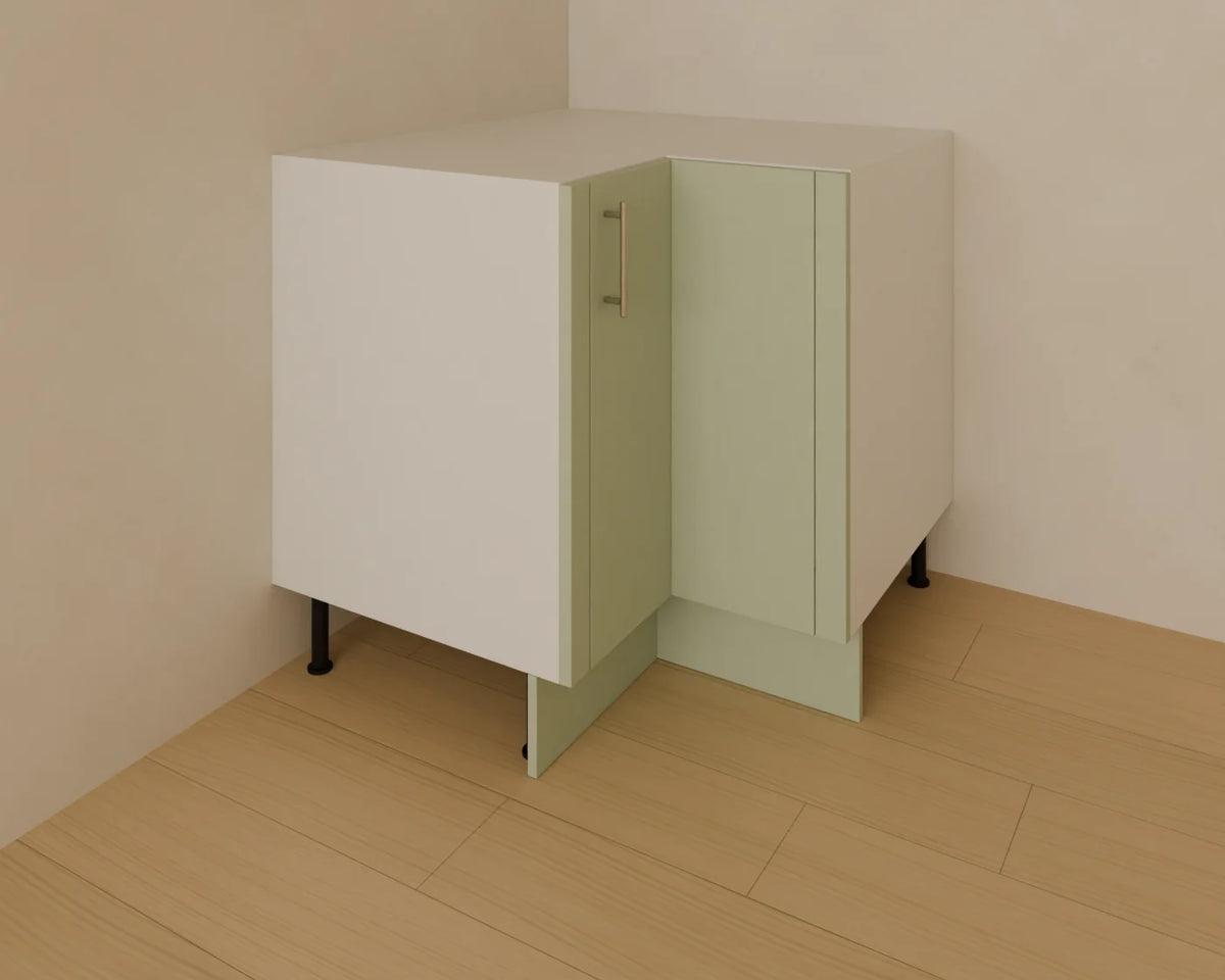 Corner Base Cabinet, Linden House 3D asset, studio render