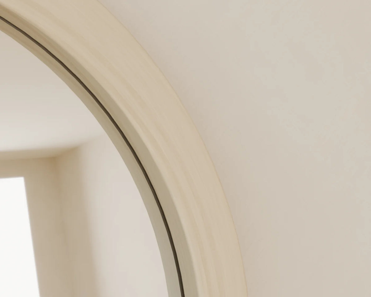 Leaning Floor Mirror, close-up detail render