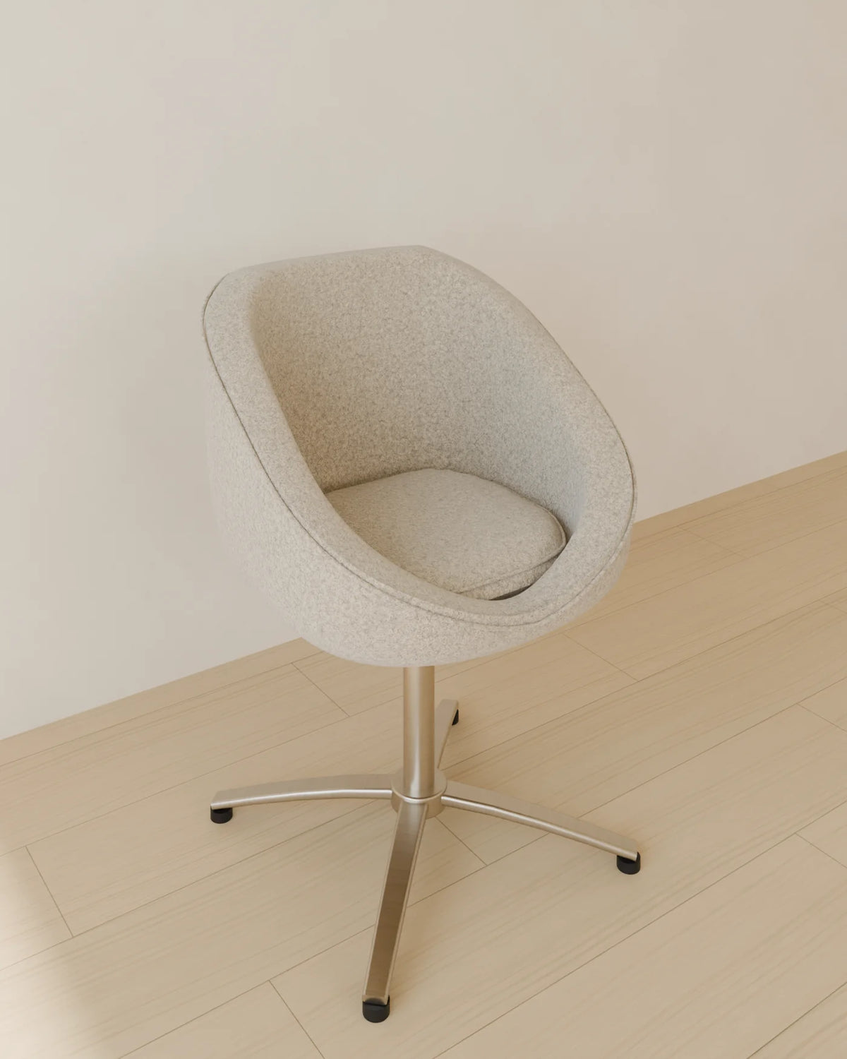 Upholstered Desk Chair 3D model