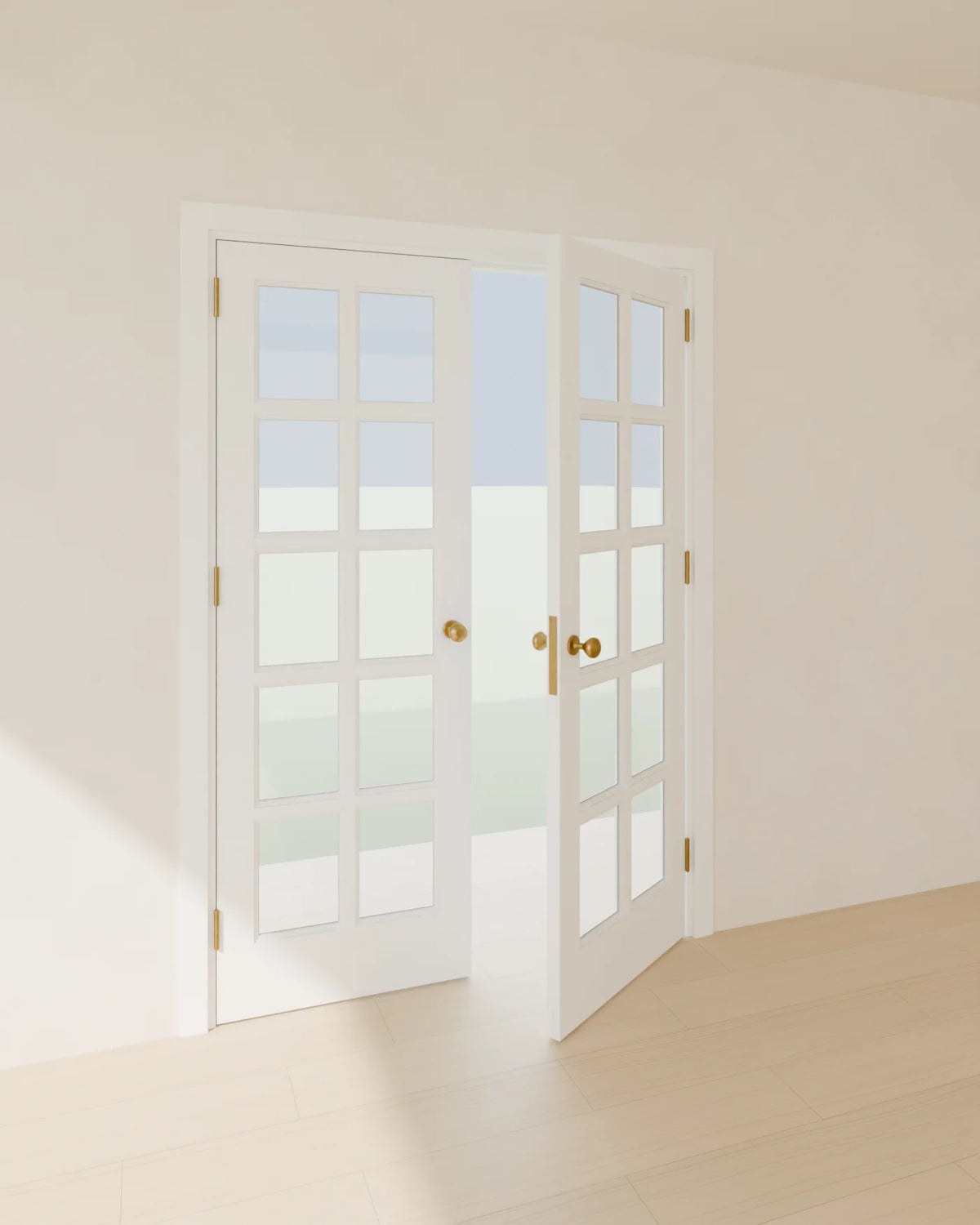 Interior French Doors 3D model
