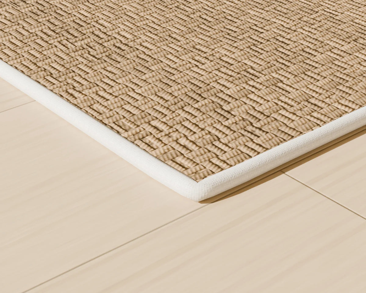 Jute Rug, close-up detail render