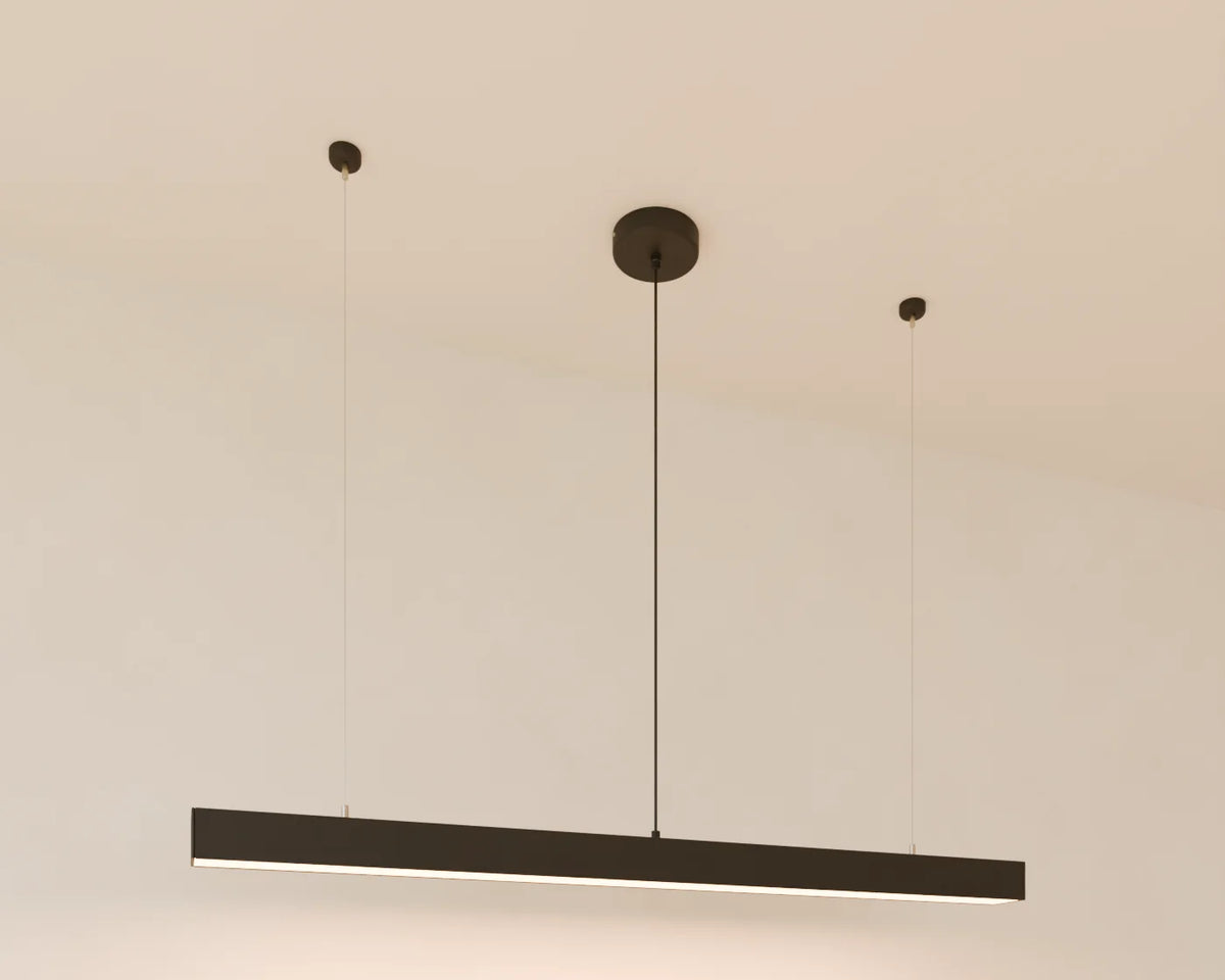 Linear Pendant, Linden House 3D asset, studio render