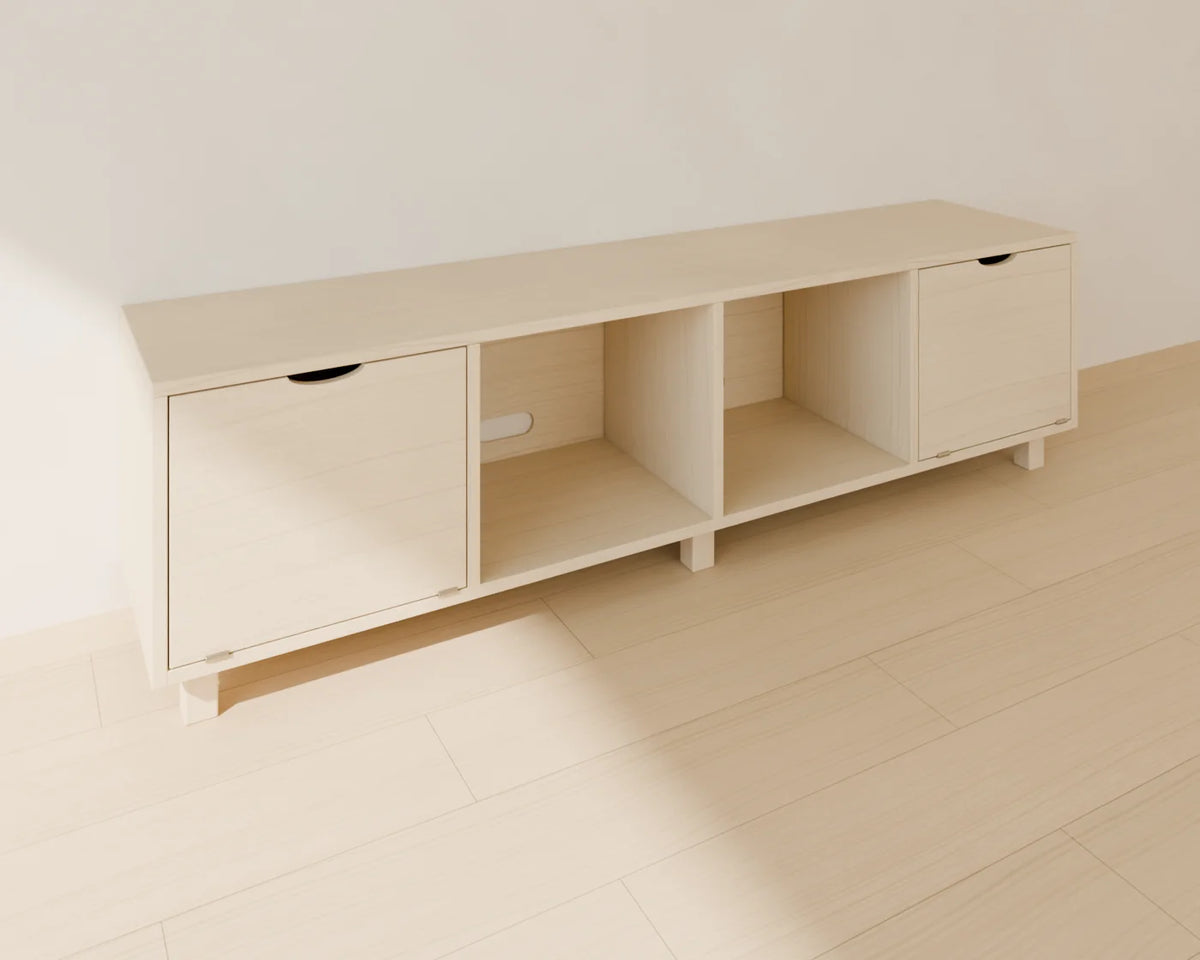Low Media Unit, Linden House 3D asset, studio render