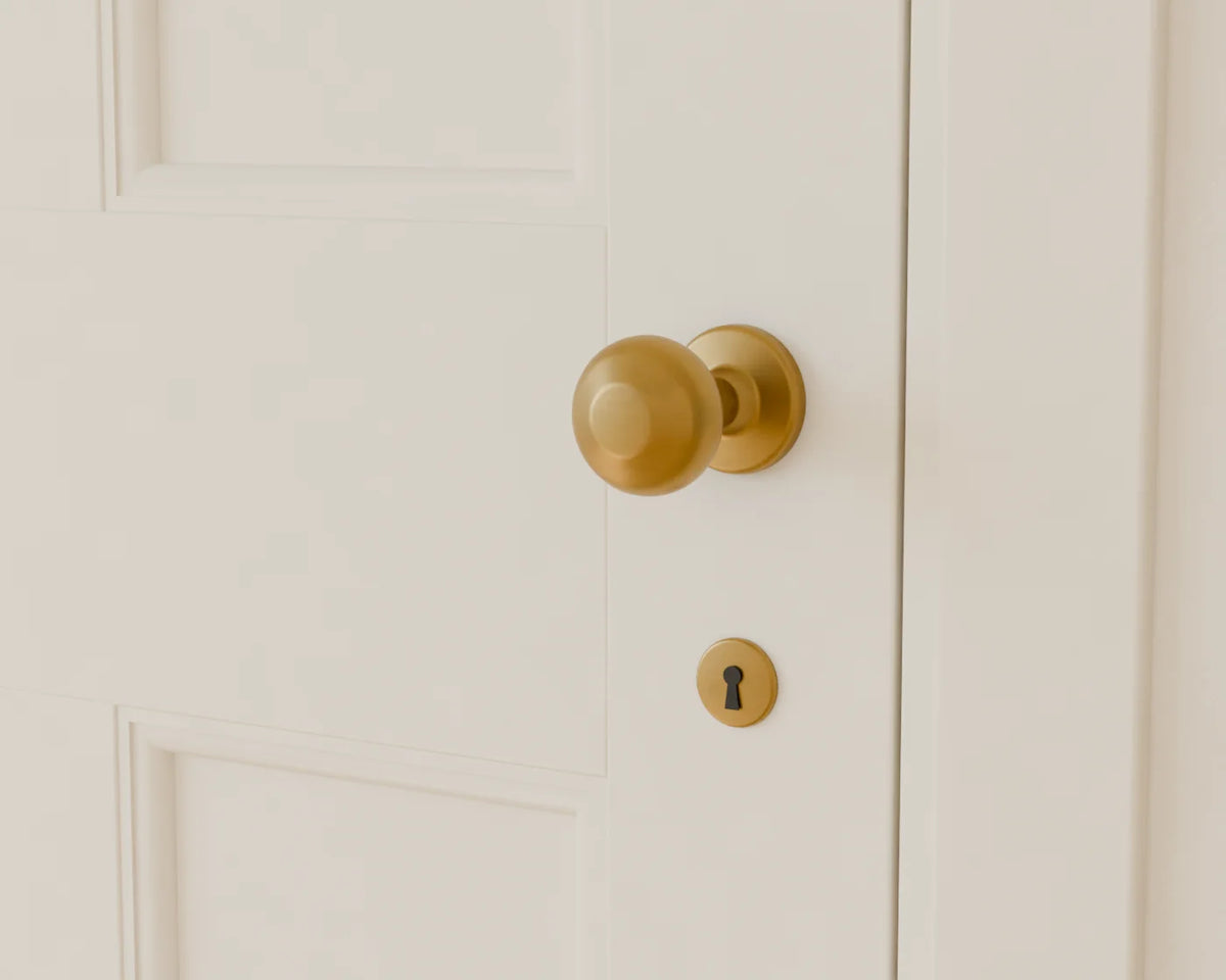 Four-Panel Interior Door, close-up detail render