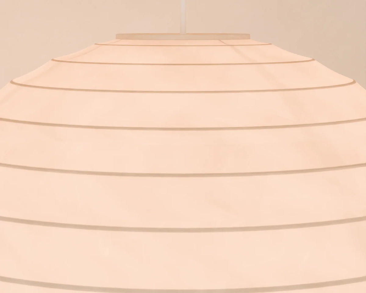 Paper Lantern Pendant, close-up detail render