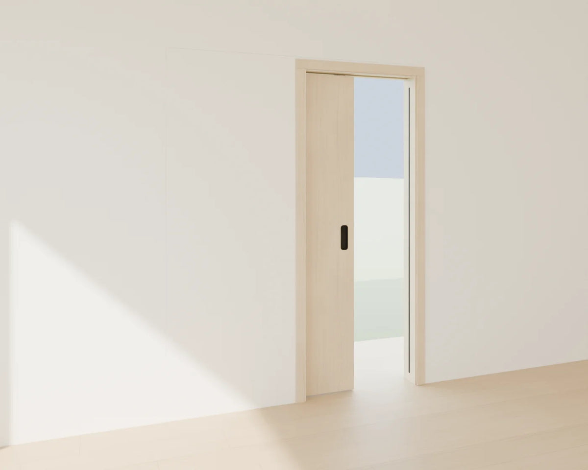 Pocket Sliding Door, Linden House 3D asset, studio render