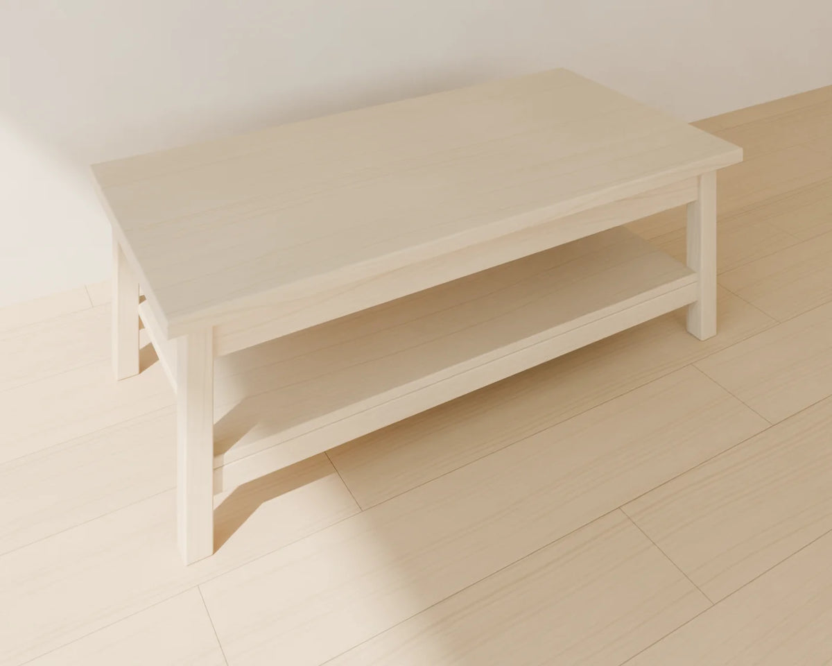 Rectangular Coffee Table, Linden House 3D asset, studio render