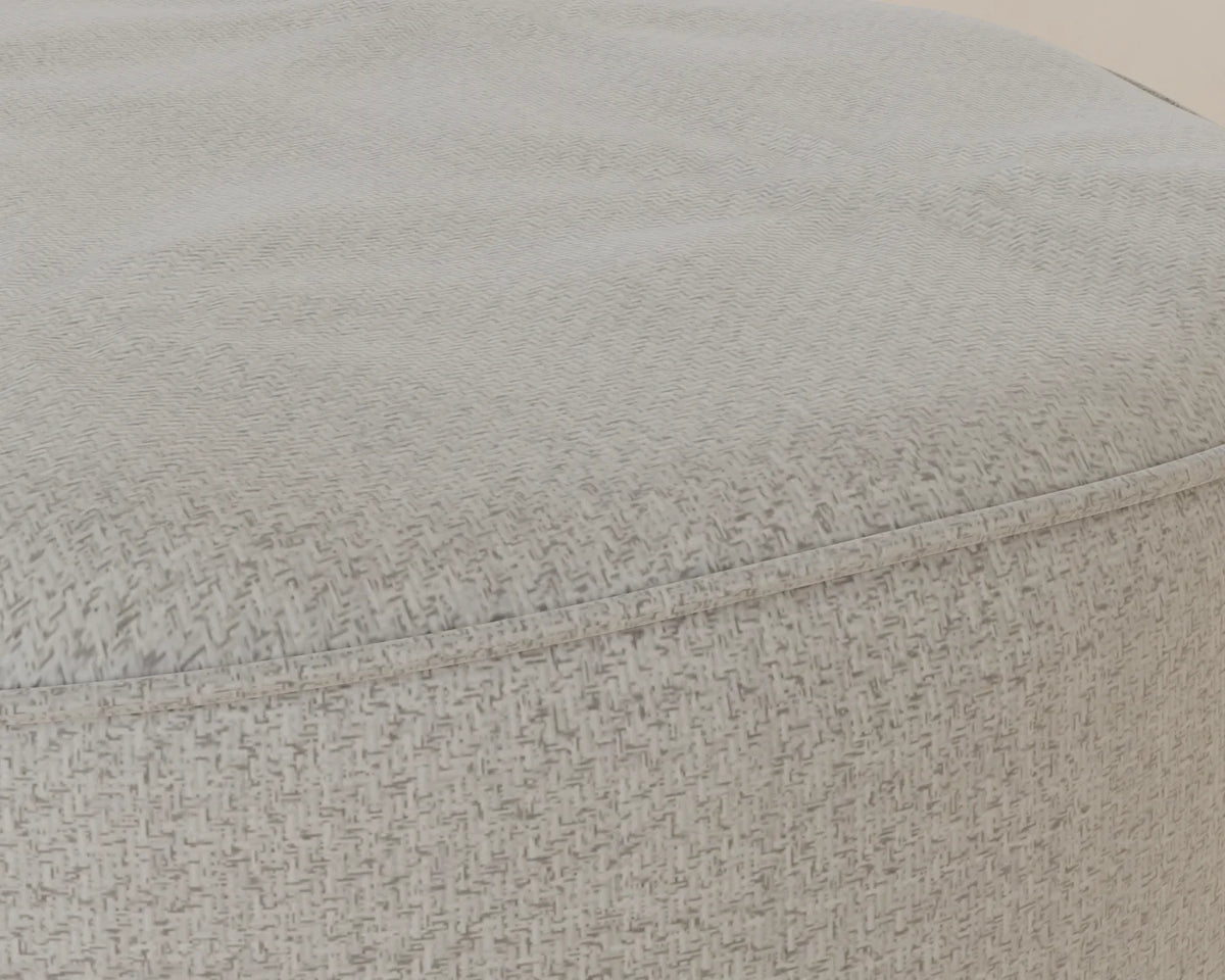 Round Pouf, close-up detail render