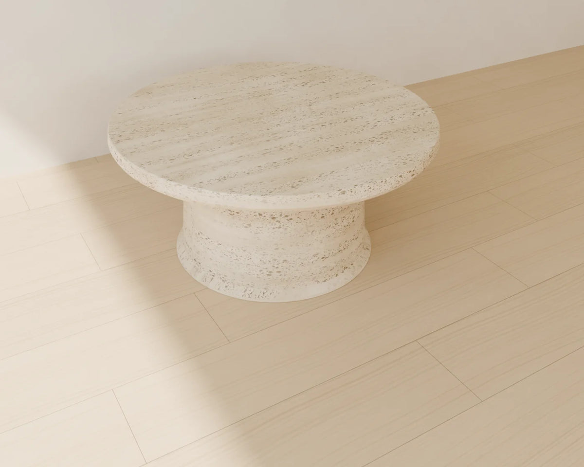 Round Stone Coffee Table 3D model
