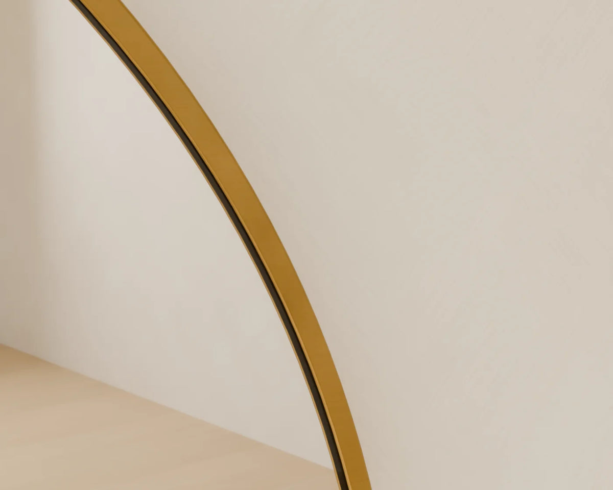 Round Wall Mirror, close-up detail render