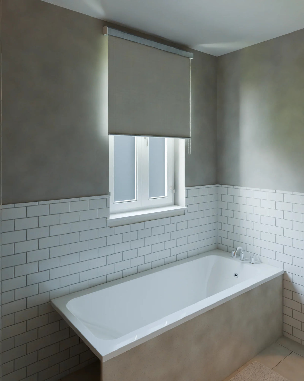 Family Bathroom scene from Linden House, portrait view (render of the delivered scene)