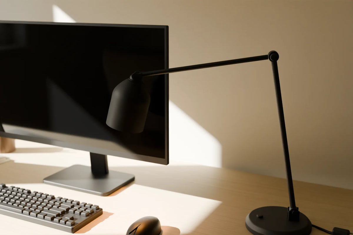 Home Office scene from Linden House, close-up detail (render of the delivered scene)