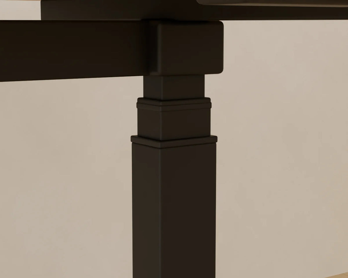 Sit-Stand Desk, close-up detail render