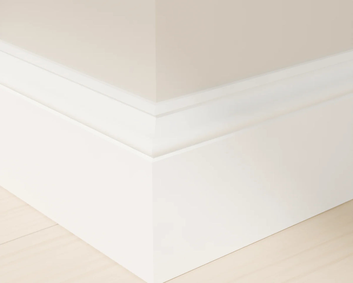 Skirting Board, close-up detail render