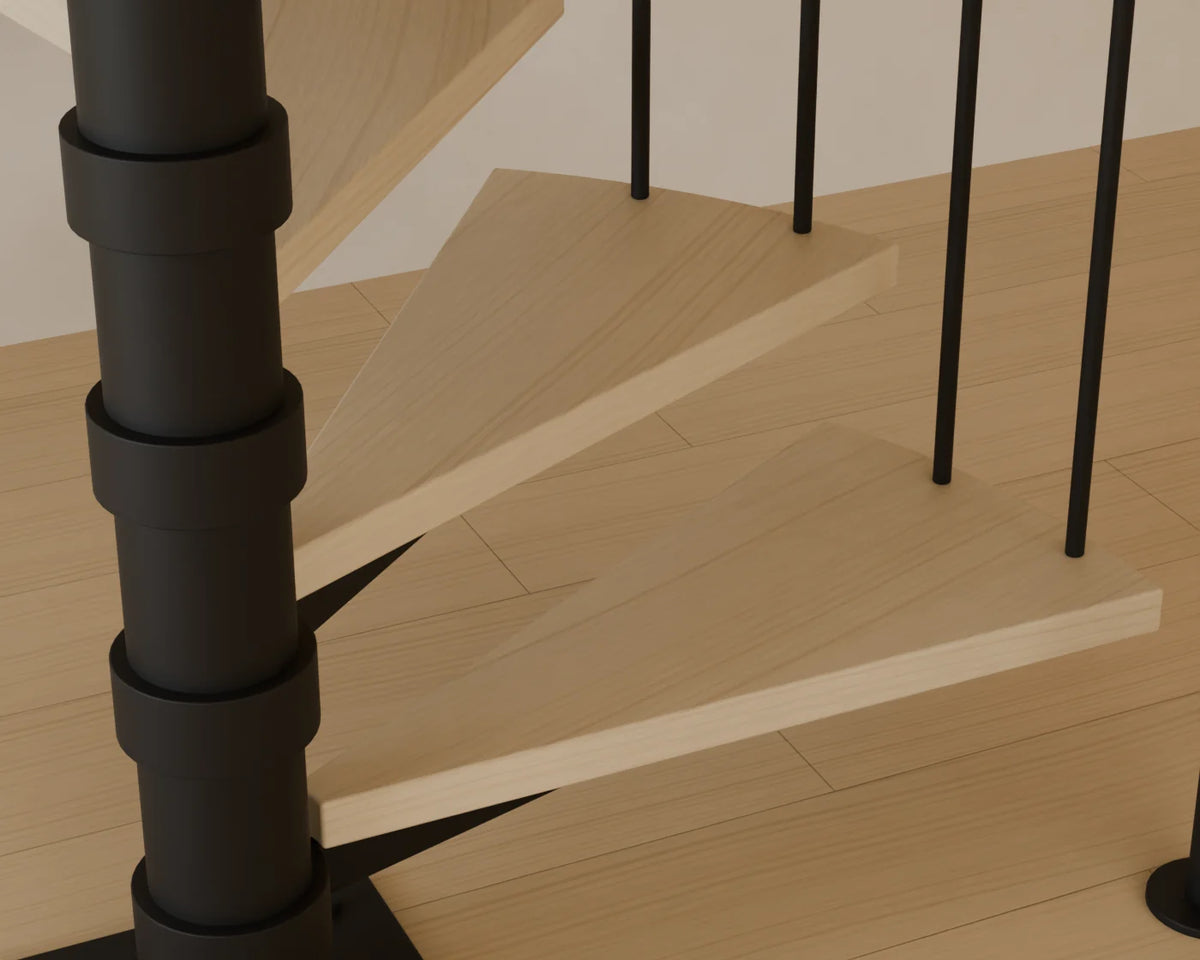 Spiral Staircase, close-up detail render