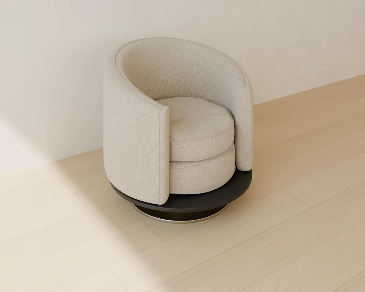 Swivel Barrel Armchair 3D model