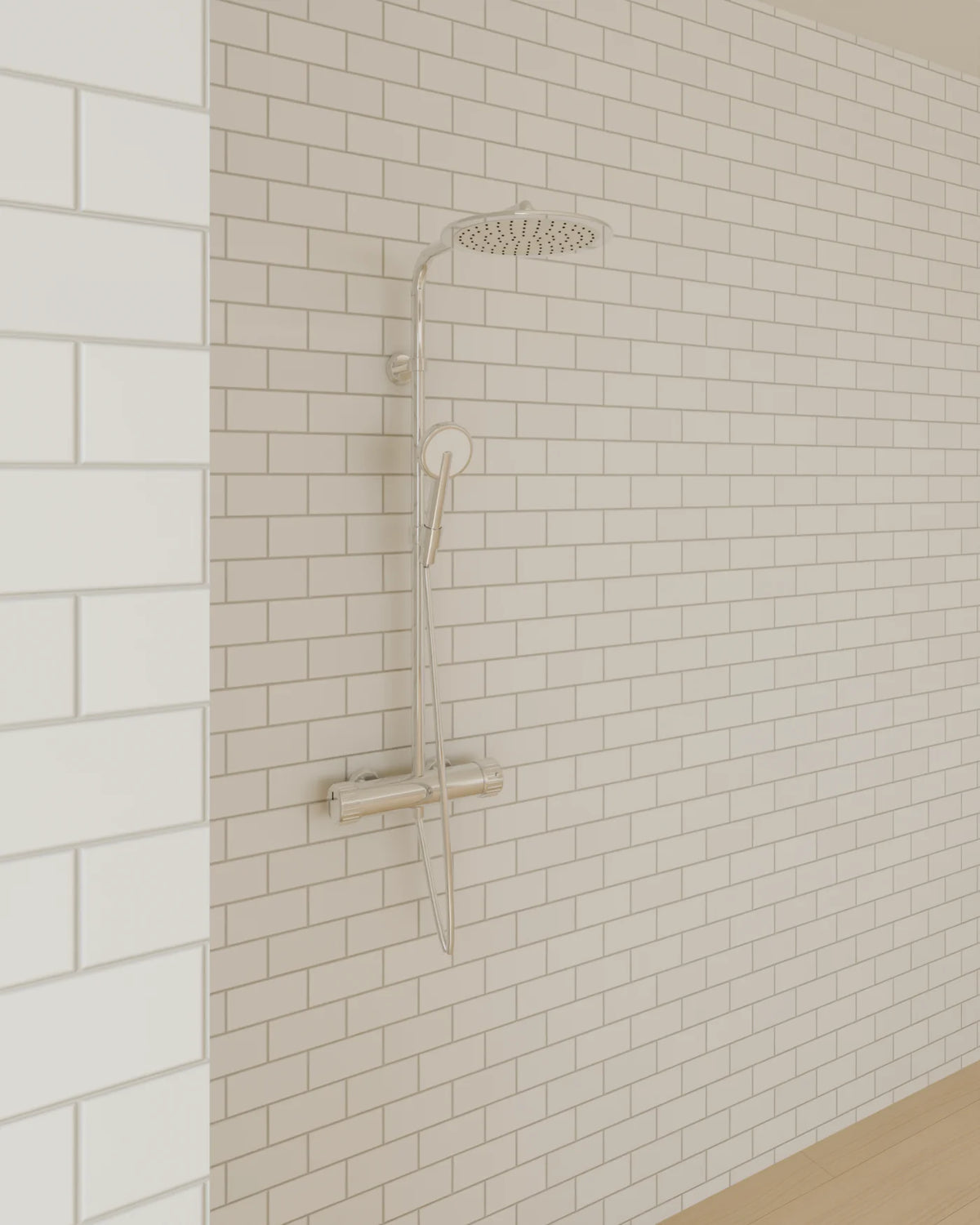 Thermostatic Shower Set, Linden House 3D asset, studio render