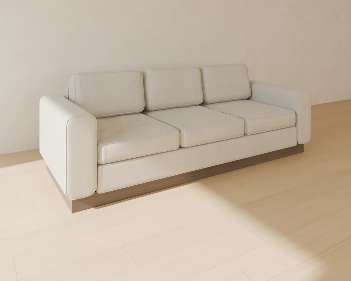 Three-Seat Sofa, Linden House 3D asset, studio render