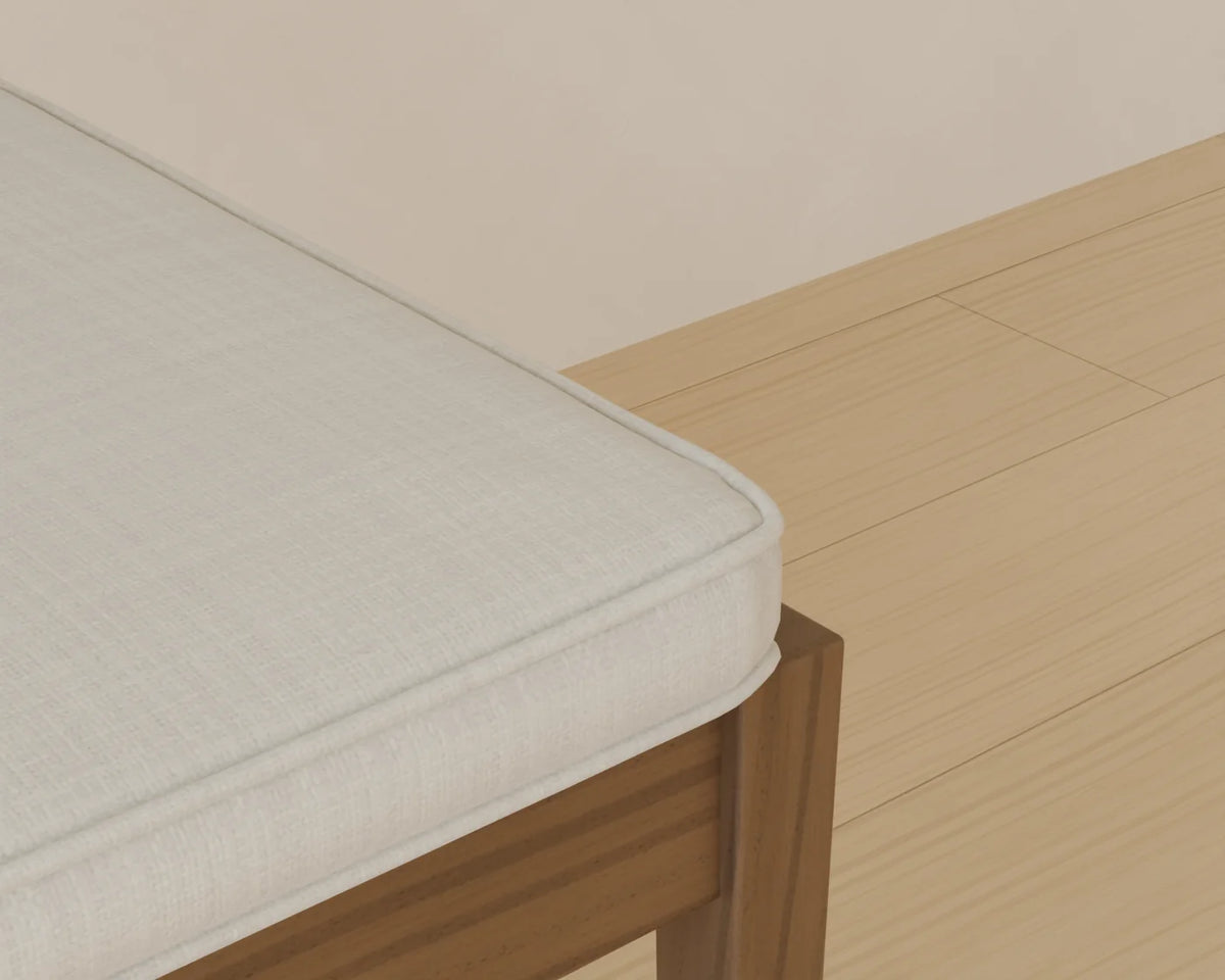 Upholstered Dining Chair, close-up detail render