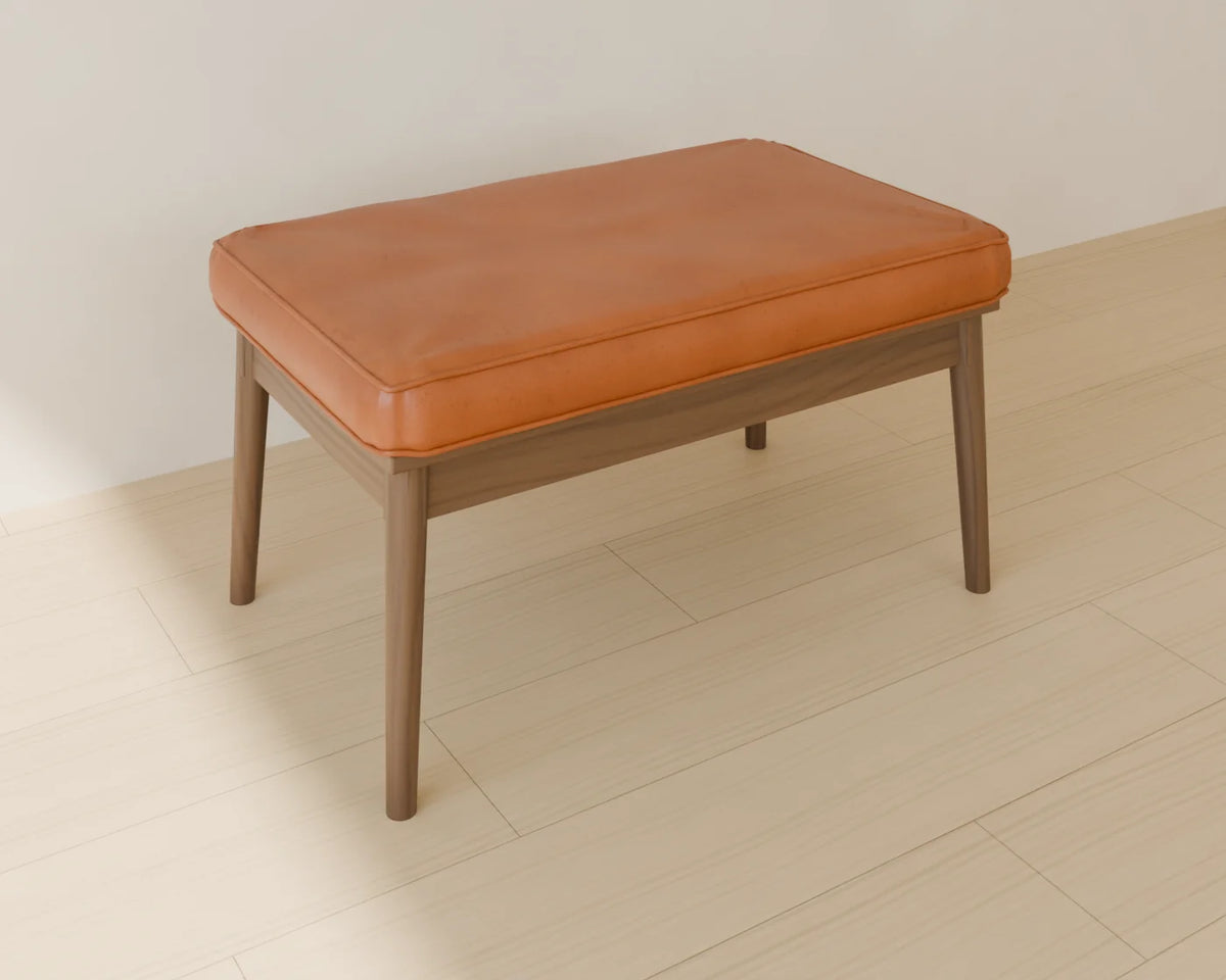 Upholstered Footstool 3D model