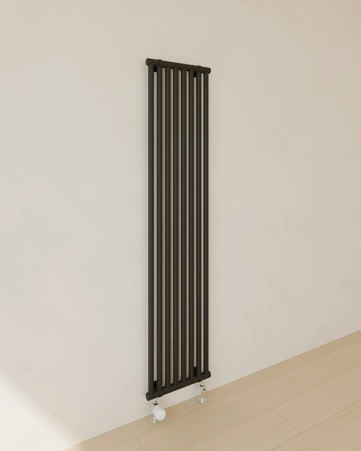 Vertical Tube Radiator, Linden House 3D asset, studio render