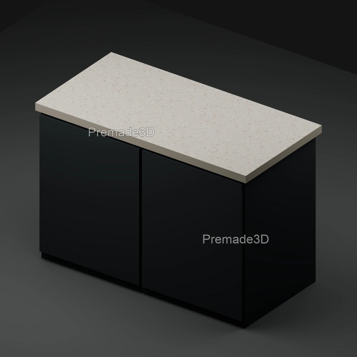 Cream Terrazzo worktop diffuse