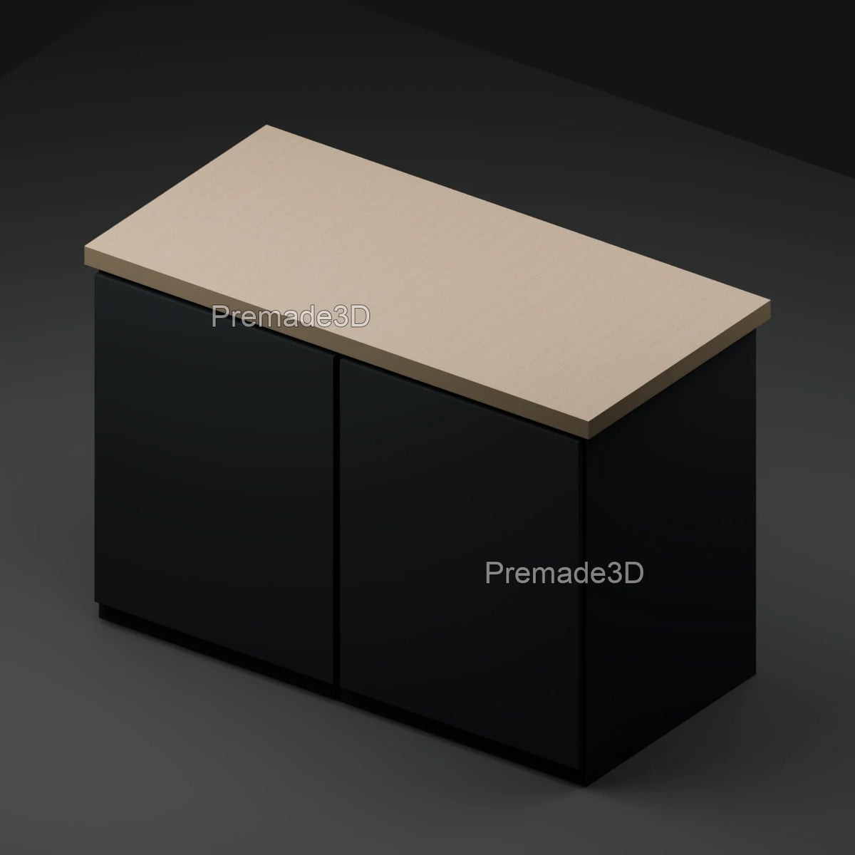 Pale Oak worktop diffuse
