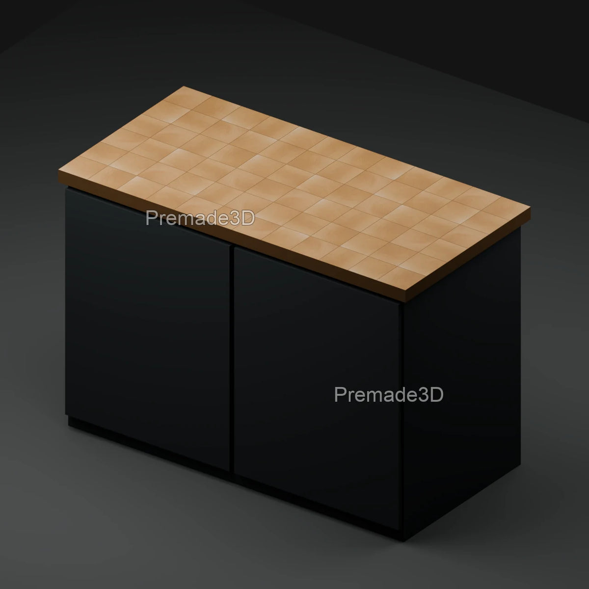 End Grain Blocks worktop diffuse