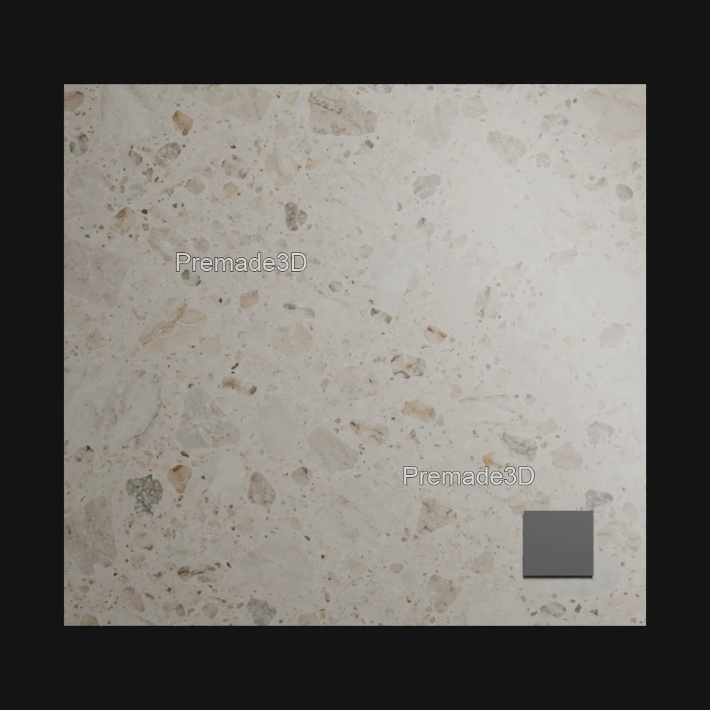 Cream Terrazzo close