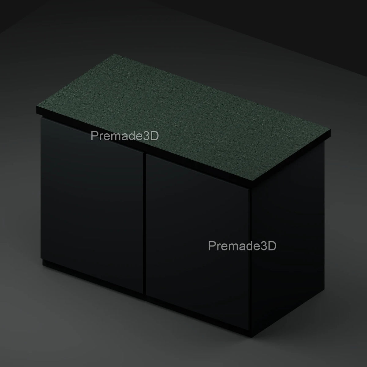 Green Serpentine worktop diffuse
