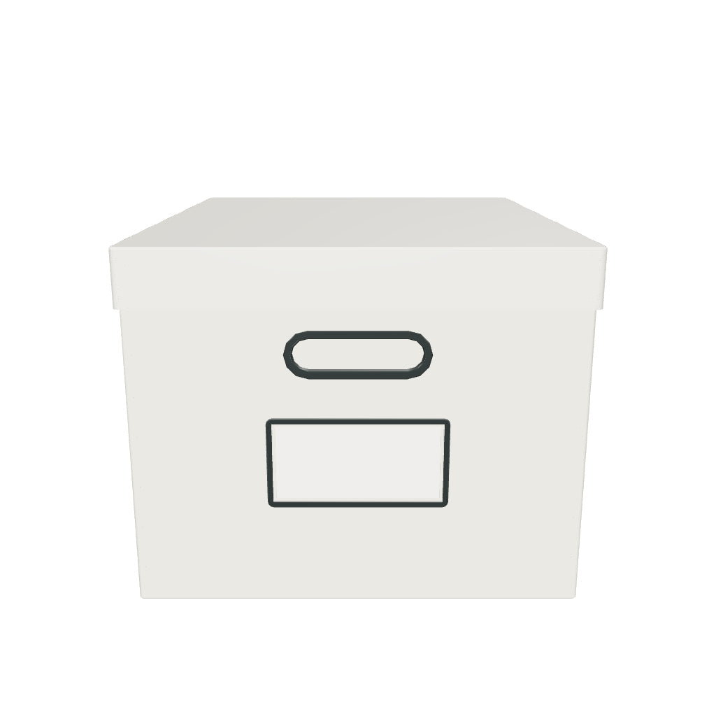 File archive box 3D model (the delivered Realtime GLB)