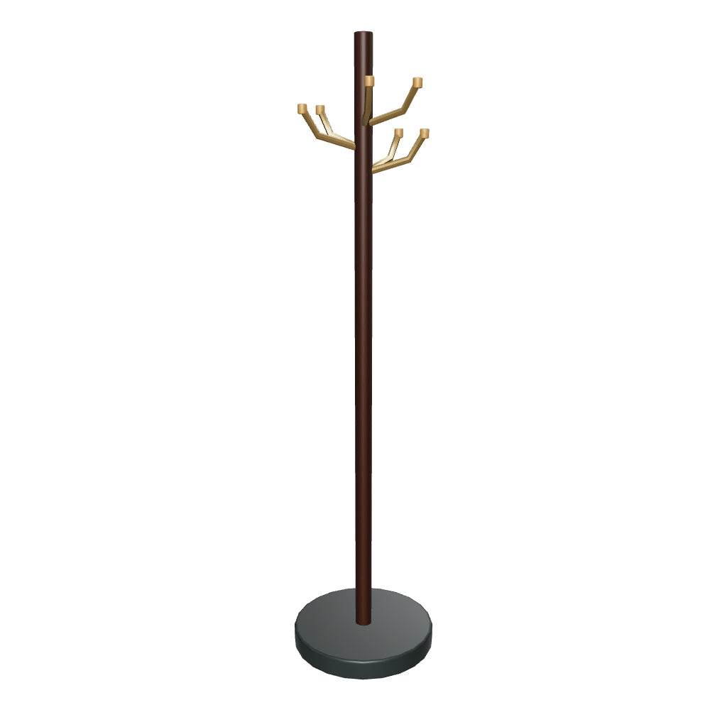 Branch coat stand 3D model (the delivered Realtime GLB)
